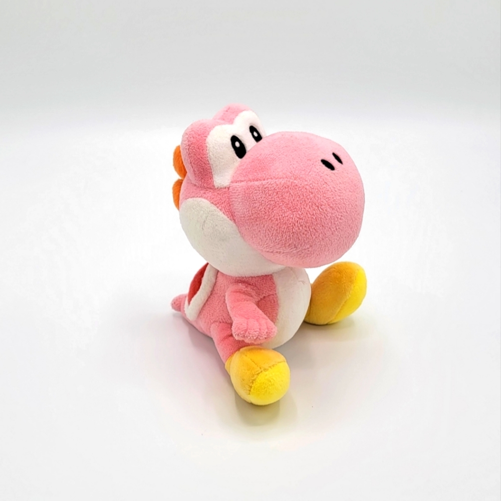 San-ei Boeki Super Mario All Star Collection Pink Yoshi S Plush - Picture 3 of 6